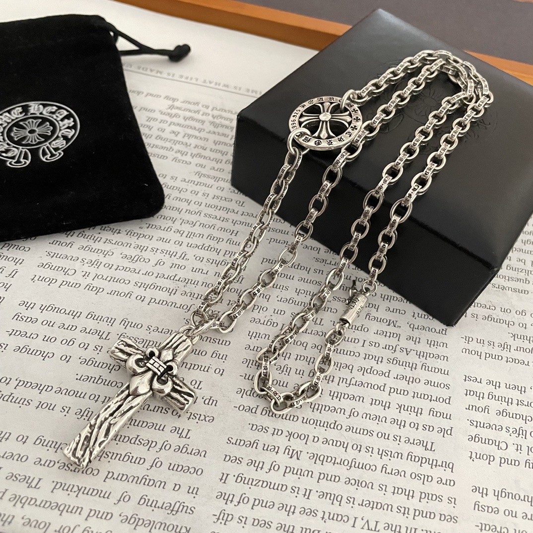 【Chrome Hearts】ネックレス、新しいネックレス万能シンプルファッションオーナメント-BRAND OFF