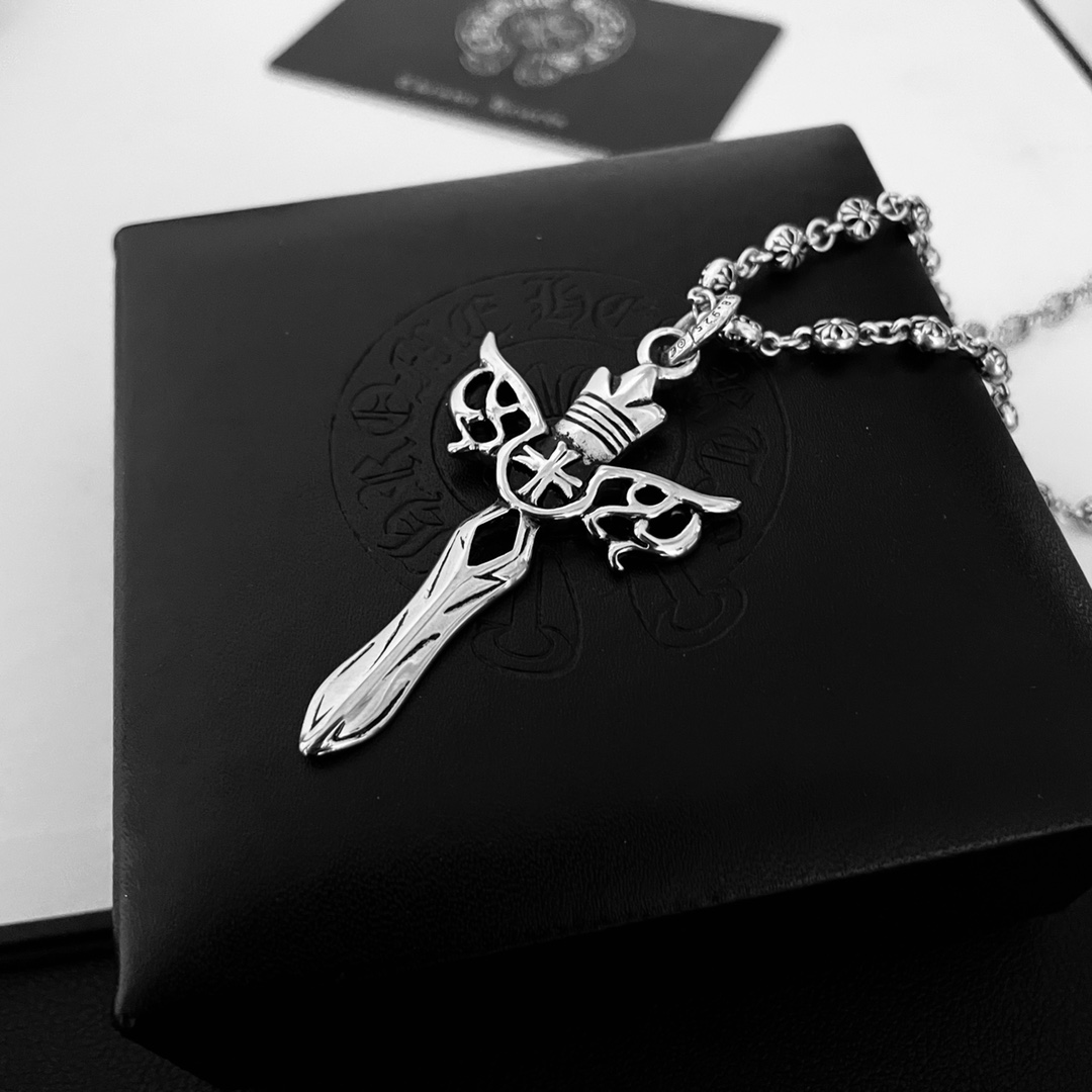 【CHROME HEARTS 】ネックレス、新しいネックレス万能シンプルファッションオーナメント-BRAND OFF