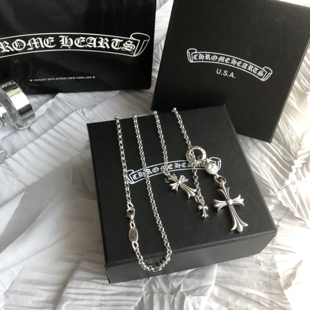 Chrome Hearts クロムハーツ  クロスネックレス-BRAND OFF
