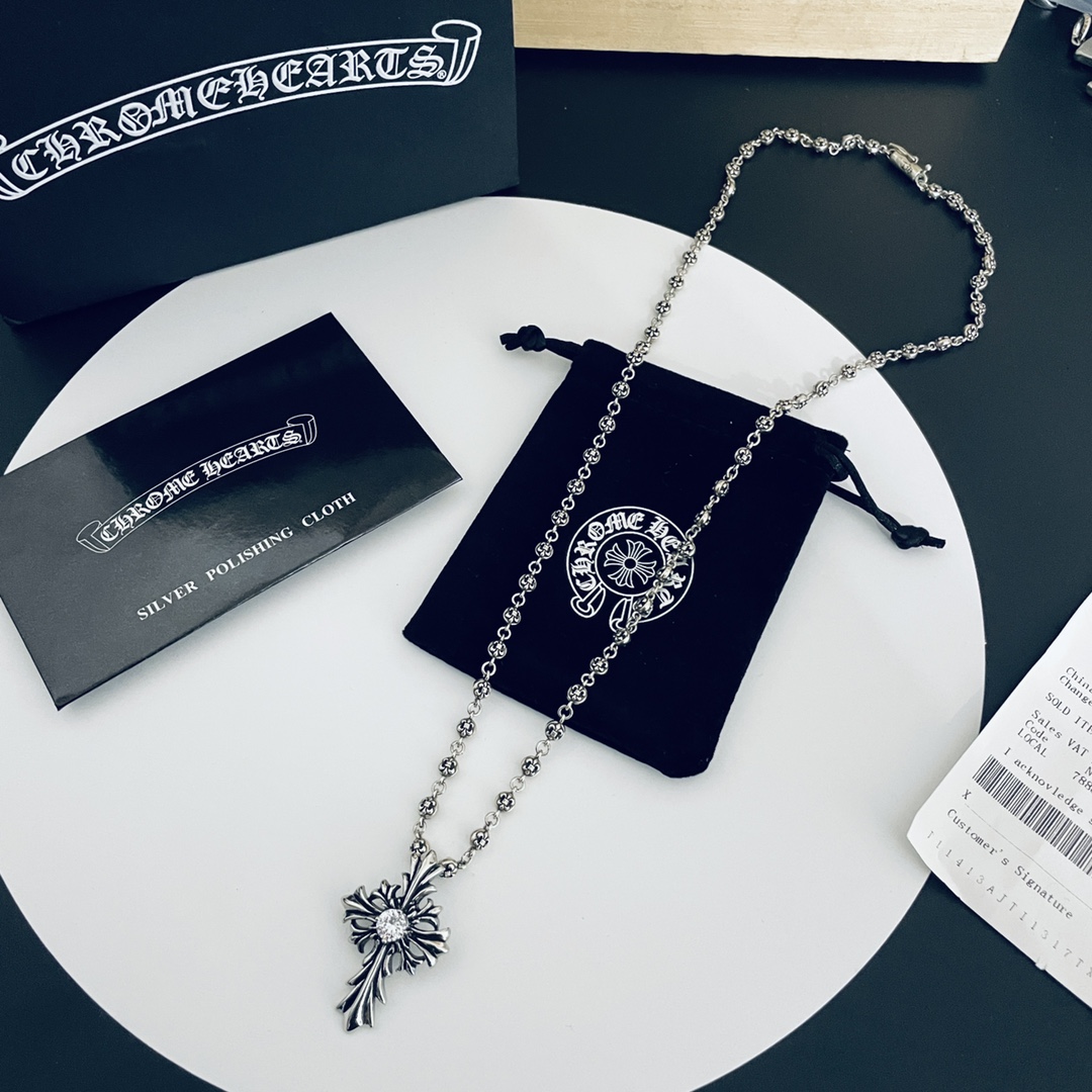 【CHROME HEARTS】ネックレス、新しいネックレス万能シンプルファッションオーナメント-BRAND OFF