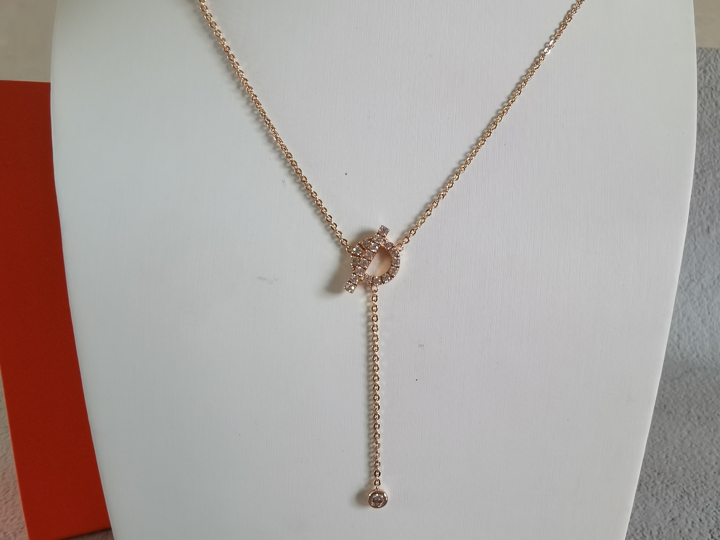 【HERMES 】ネックレス、新しいネックレス万能シンプルファッションオーナメント-BRAND OFF