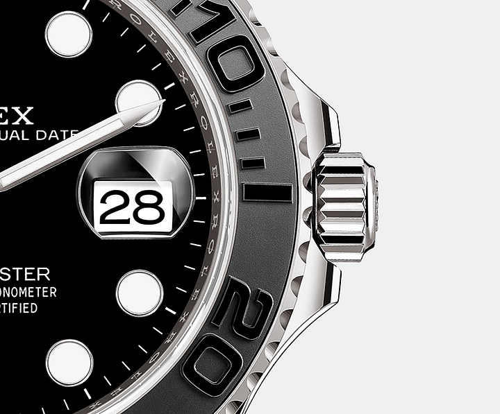 ヨットマスター 42 オイスター 42 mm ホワイトゴールド-BRAND OFF