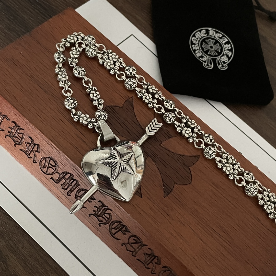 【CHROME HEARTS】ネックレス、新しいネックレス万能シンプルファッションオーナメント-BRAND OFF