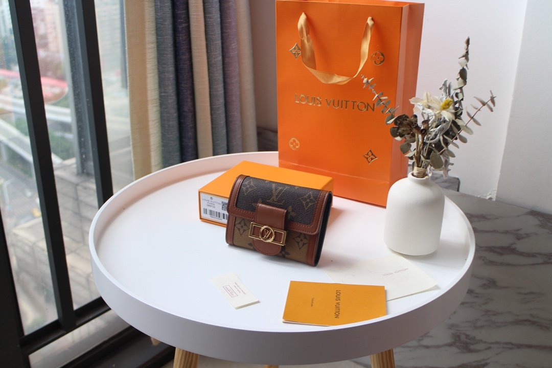 LouisVuitton ルイヴィトン　M68725 DAUPHINE 財布 12x9.5x3.5cm-BRAND OFF