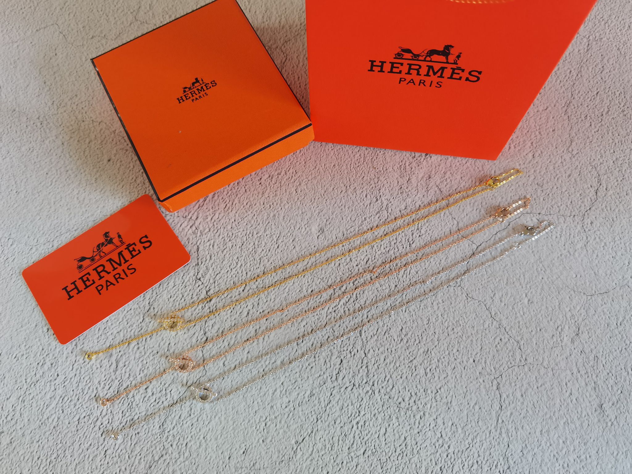 【HERMES 】ネックレス、新しいネックレス万能シンプルファッションオーナメント-BRAND OFF