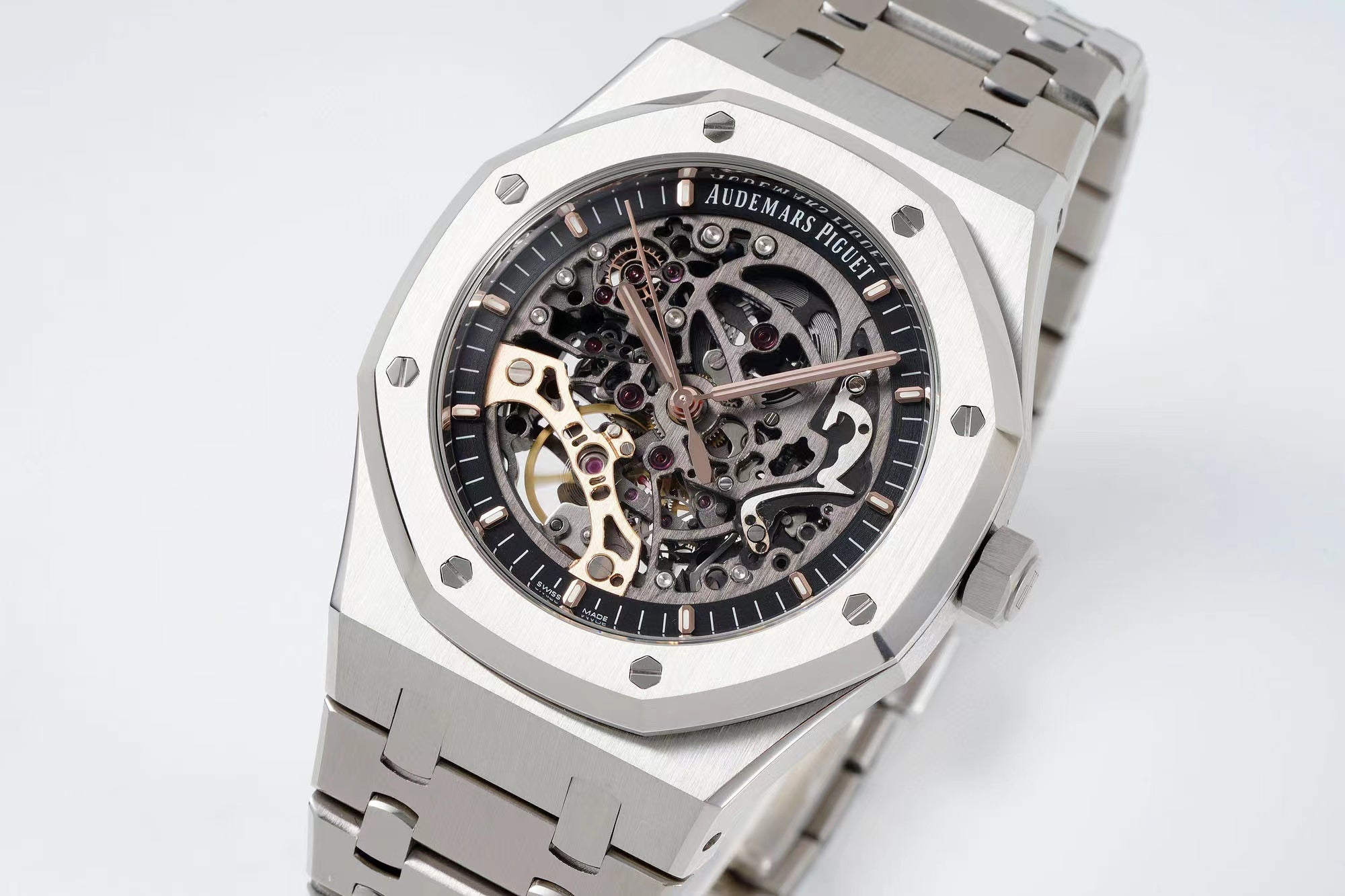 オーデマ ピゲ ロイヤルオーク ダブルバランスホイール オープンワーク ブティック限定 15407ST.OO.1220ST.01-BRAND OFF