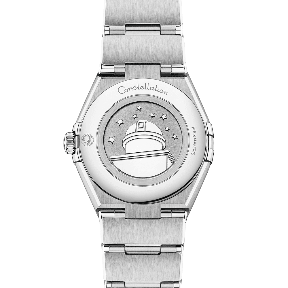 Constellation Manhattan 28mm White Mother of Pearl Ladies Watch-BRAND OFF