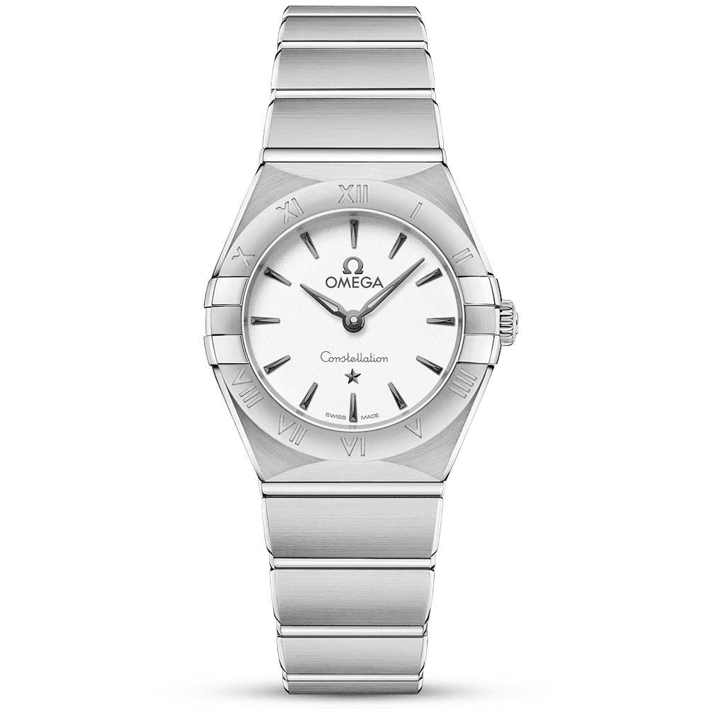 Constellation Manhattan 25mm White/Black Index Dial Ladies Watch-BRAND OFF