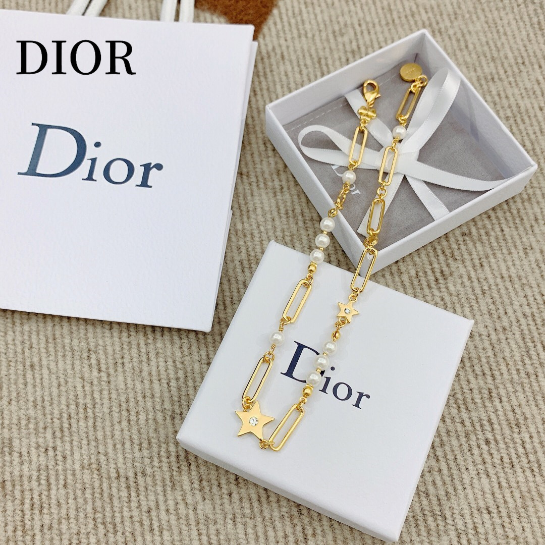 【DIOR】ネックレス、新しいネックレス万能シンプルファッションオーナメント-BRAND OFF