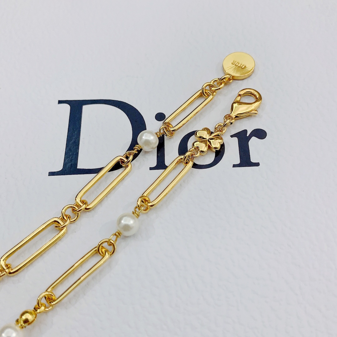 【DIOR】ネックレス、新しいネックレス万能シンプルファッションオーナメント-BRAND OFF