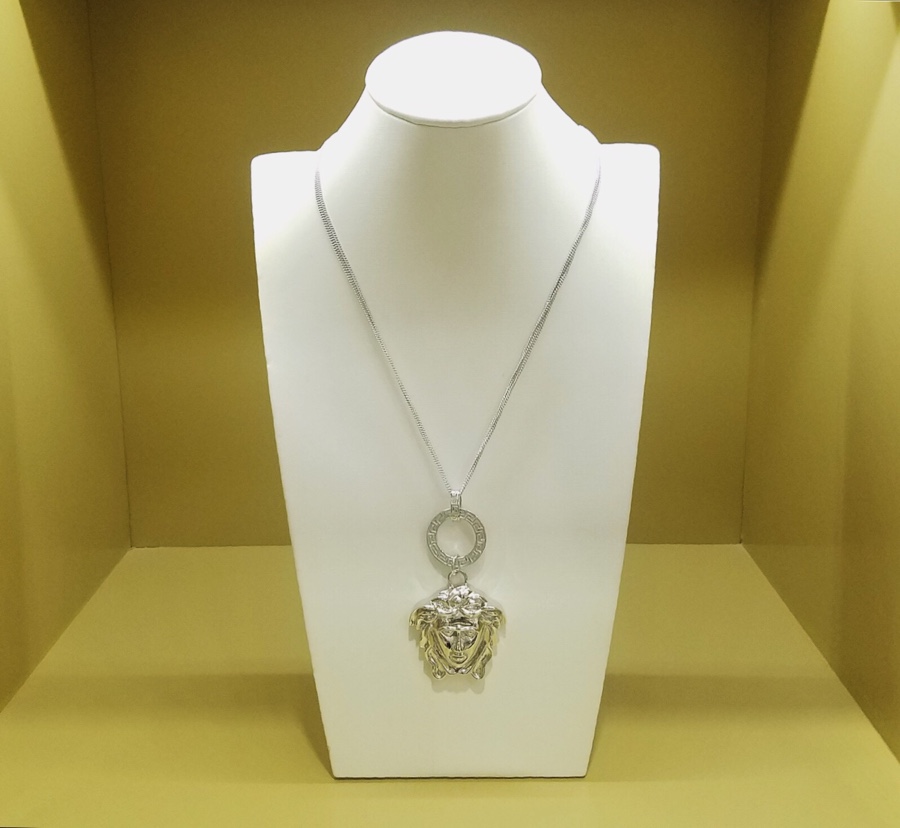 【VERSACE】ネックレス、新しいネックレス万能シンプルファッションオーナメント 2474-BRAND OFF