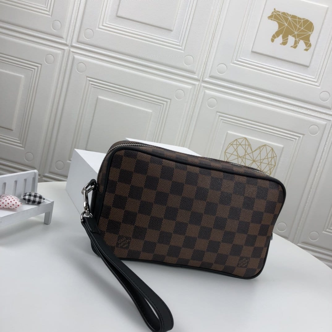 Louis Vuitton ポシェット カサイ ダミエ クラッチN41663-BRAND OFF