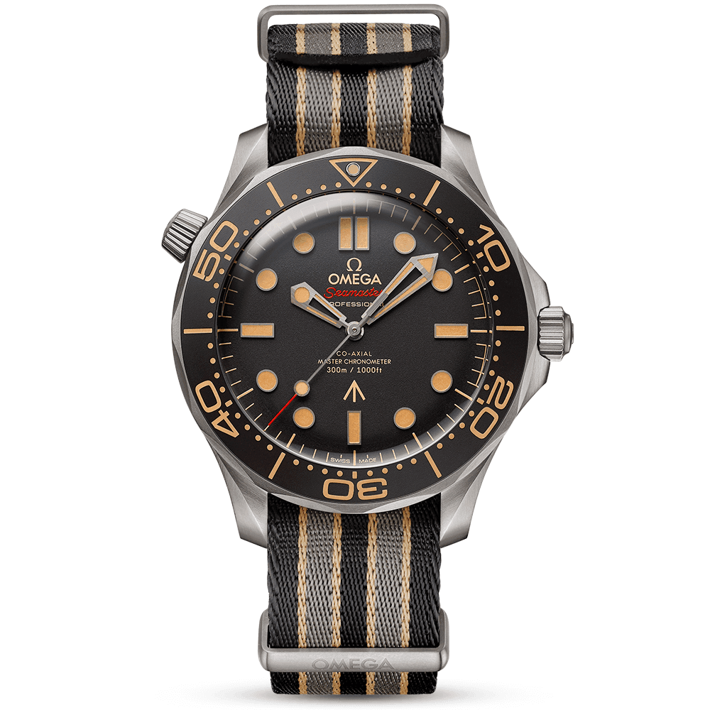 Seamaster Diver 300m 007 No Time to Die James Bond NATO Strap Watch-BRAND OFF