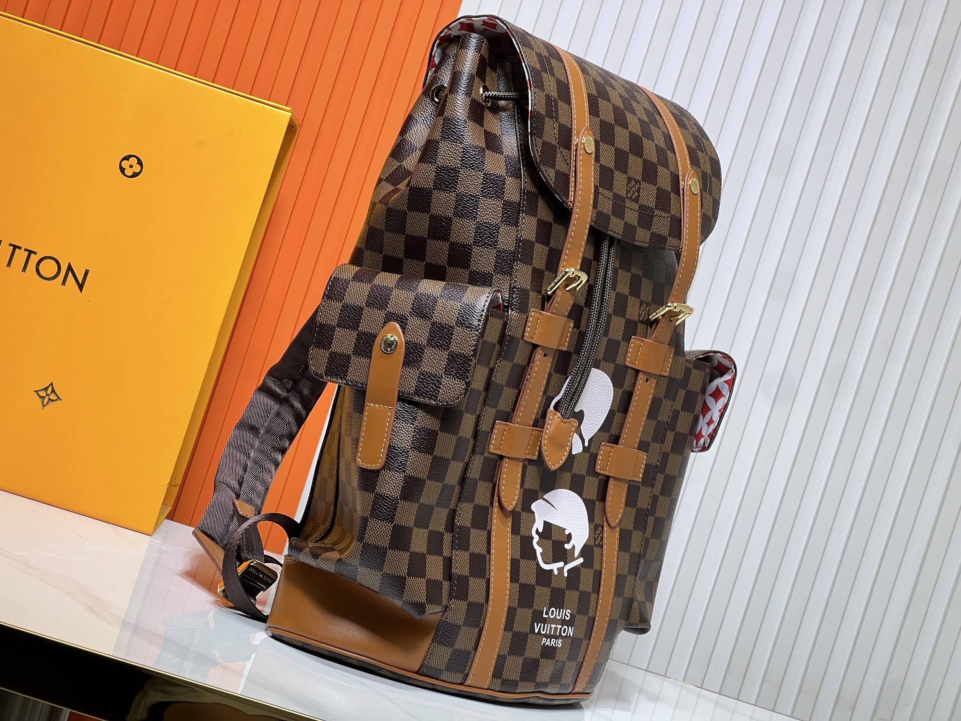 LOUIS VUITTON ルイヴィトン Christopher バックパック N40769-BRAND OFF