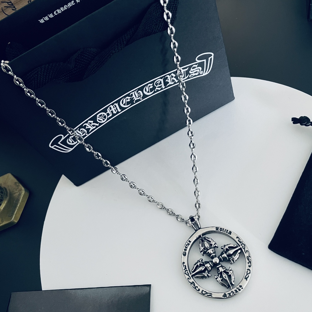 【CHROME HEARTS】ネックレス、新しいネックレス万能シンプルファッションオーナメント-BRAND OFF