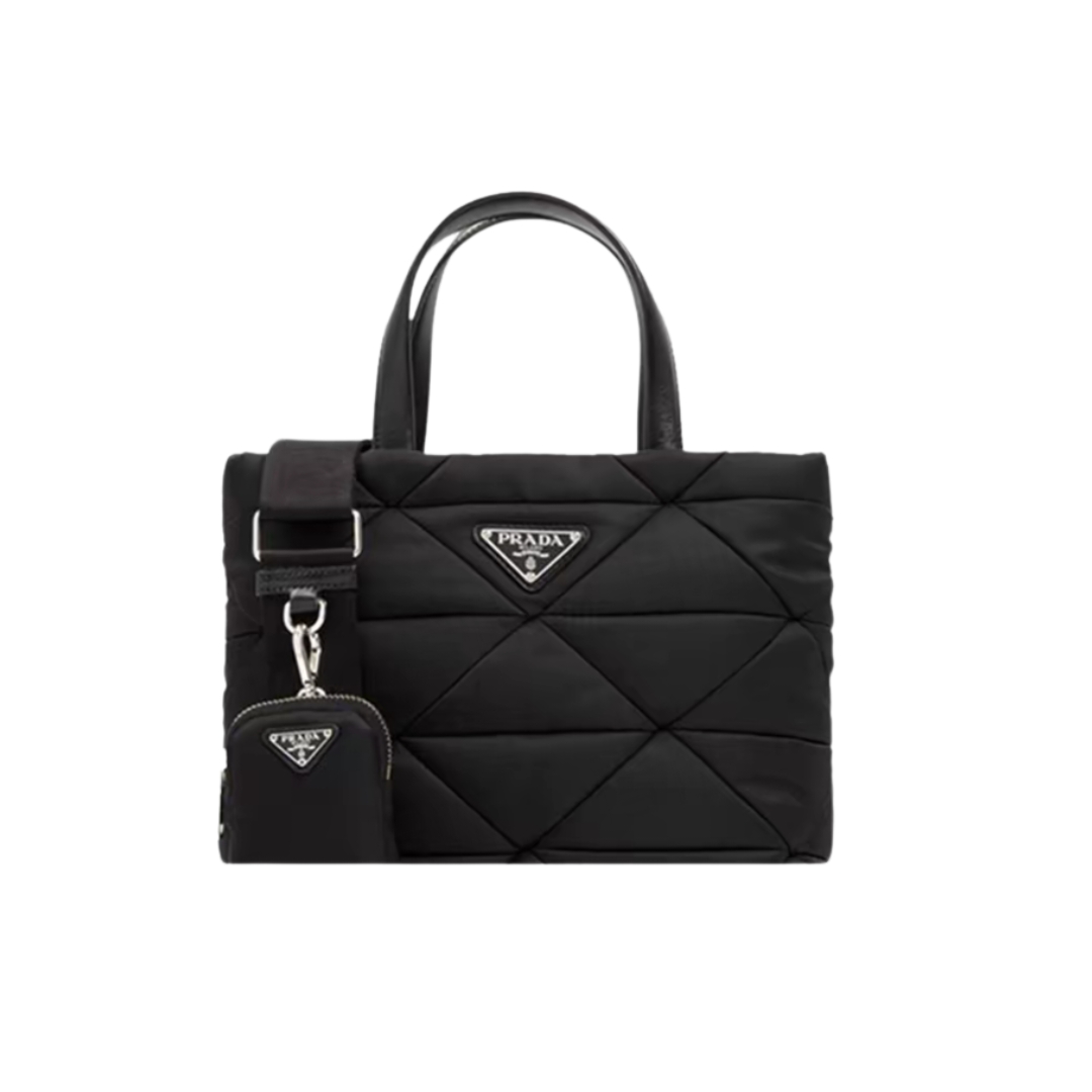 最安値挑戦中★PRADA Padded tote bag★マザーズバッグ★大人気 25.5*18.5*10.5cm-BRAND OFF