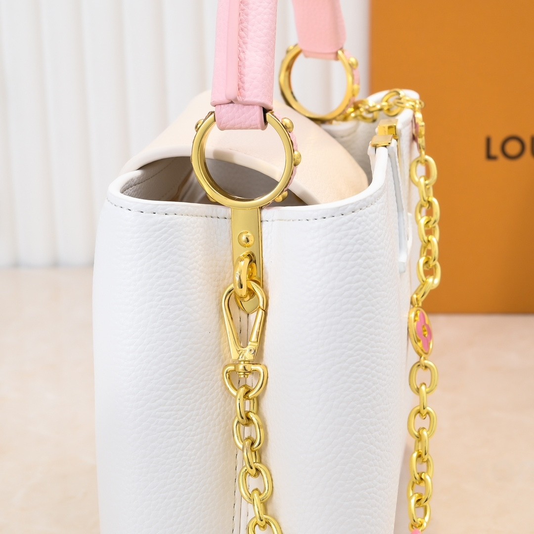 LOUIS VUITTON ルイヴィトン CAPUCINES BB ハンドバッグ M11343-BRAND OFF