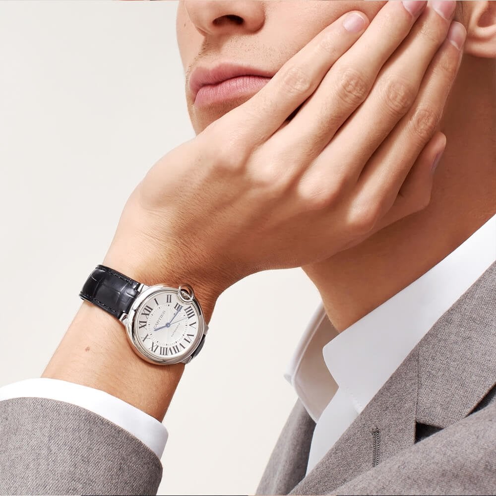 カルティエ バロン ブルー ドゥ カルティエ 36mm 腕時計 WSBB0028-BRAND OFF