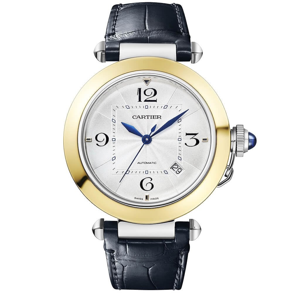 カルティエ パシャ ドゥ カルティエ 41mm スティール & 18ct イエローゴールド ウォッチ W2PA0009-BRAND OFF