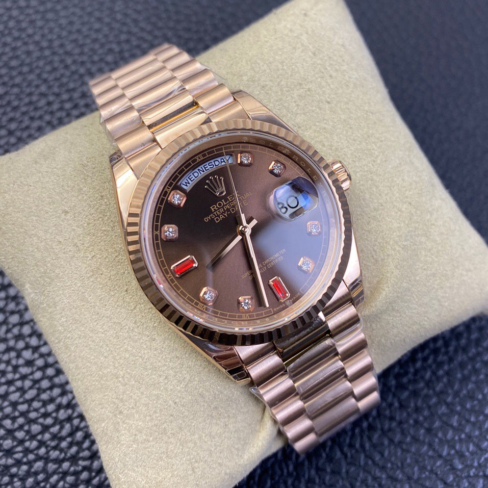Rolex Day-Date 118235FA-BRAND OFF
