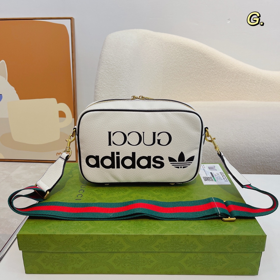 ADIDAS X GUCCI スモール ショルダーバッグ 24 X 15 X 8 CM-BRAND OFF