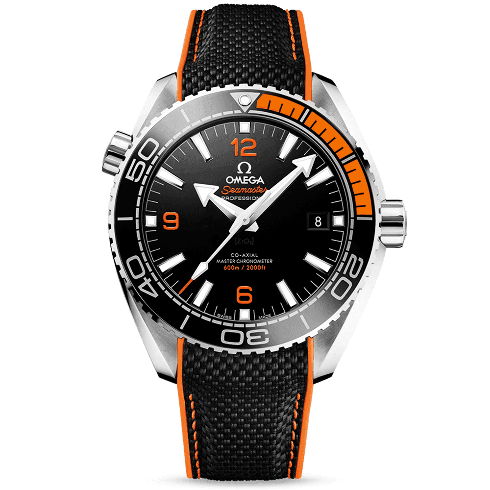 Seamaster Planet Ocean 600m Black/Orange Dial Automatic Watch-BRAND OFF