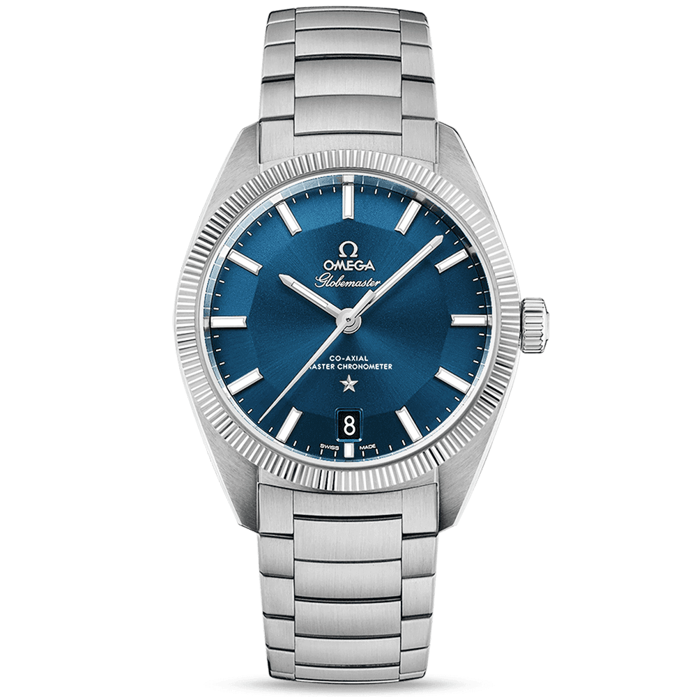 Constellation Globemaster 39mm Blue Dial Bracelet Watch-BRAND OFF