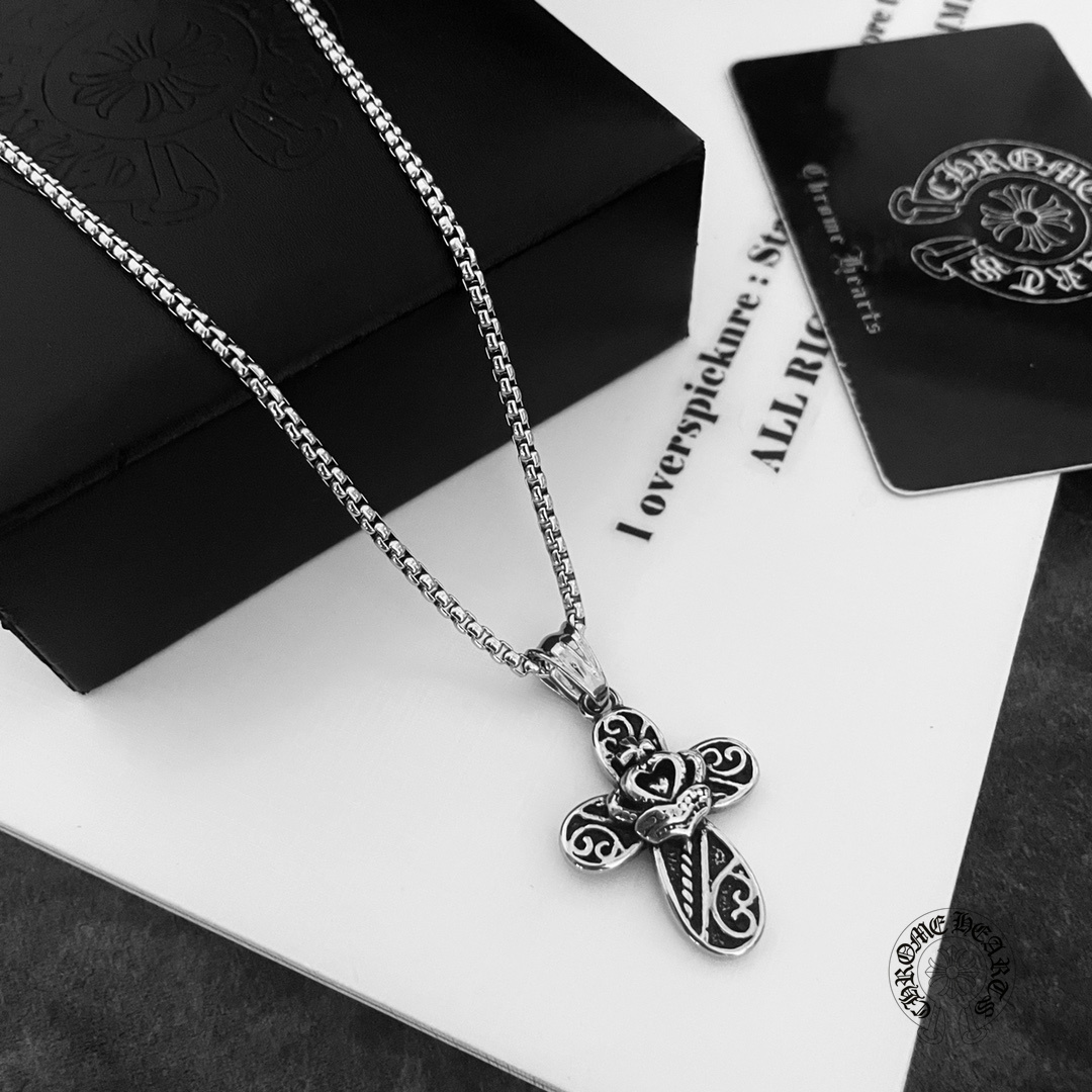 【CHROME HEARTS 】ネックレス、新しいネックレス万能シンプルファッションオーナメント-BRAND OFF