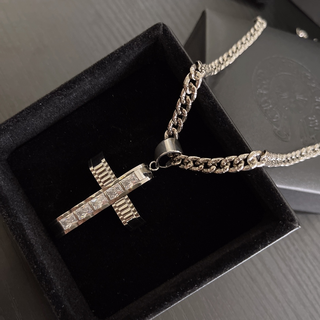 【CHROME HEARTS】ネックレス、新しいネックレス万能シンプルファッションオーナメント-BRAND OFF