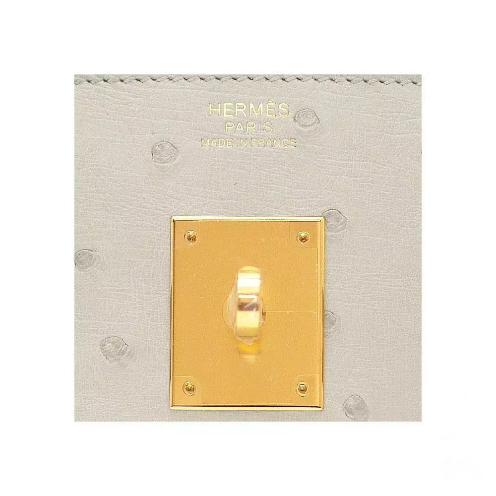 【HERMES】エルメス バーキン 30cm オーストリッチ ゴールド金具-BRAND OFF