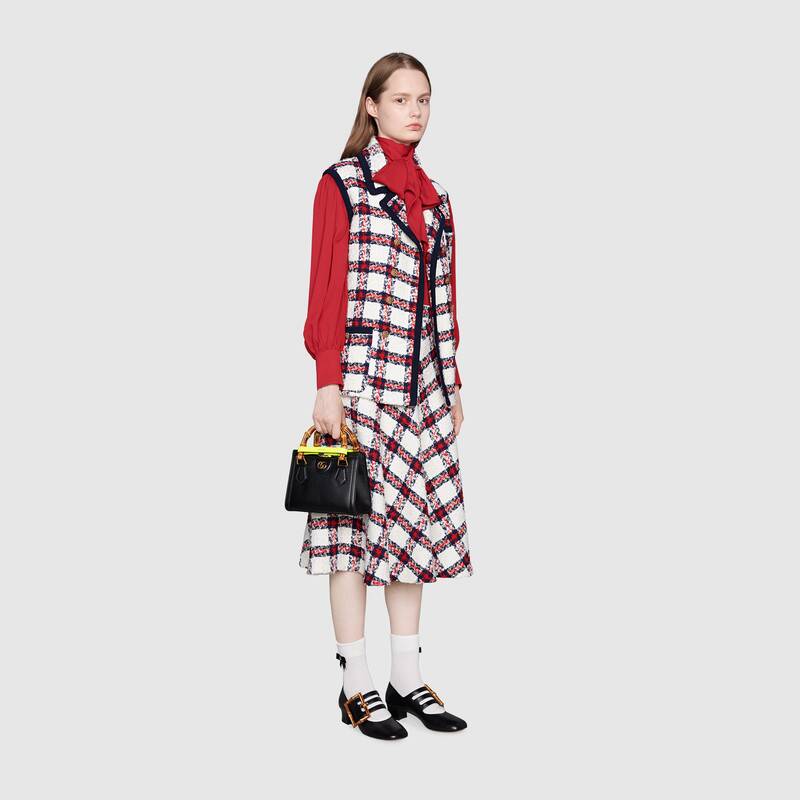 GUCCI 〔グッチ ダイアナ〕ミニ トートバッグ-BRAND OFF