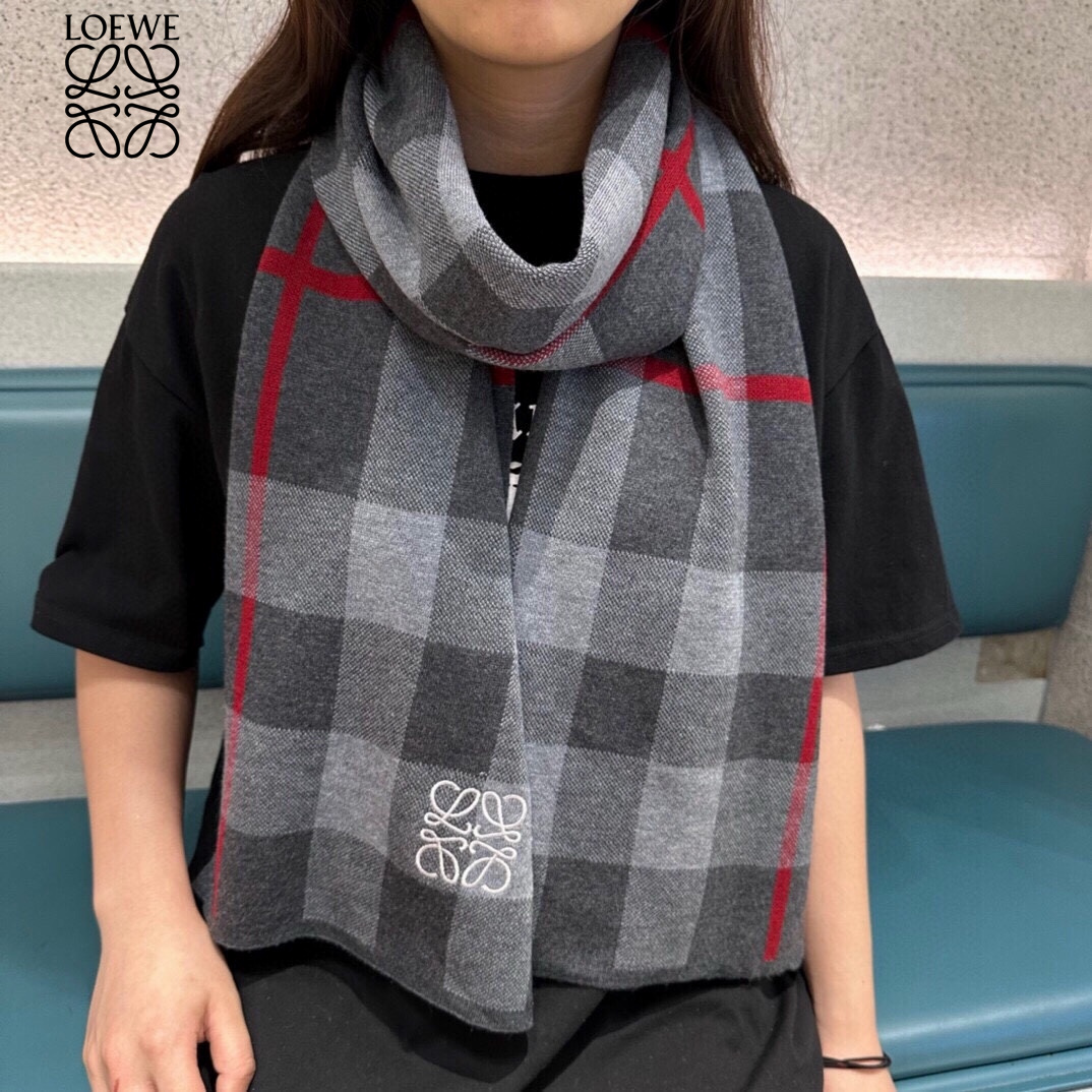 【LOEWE ロエベ】スカーフ 32*180CM   241207-BRAND OFF