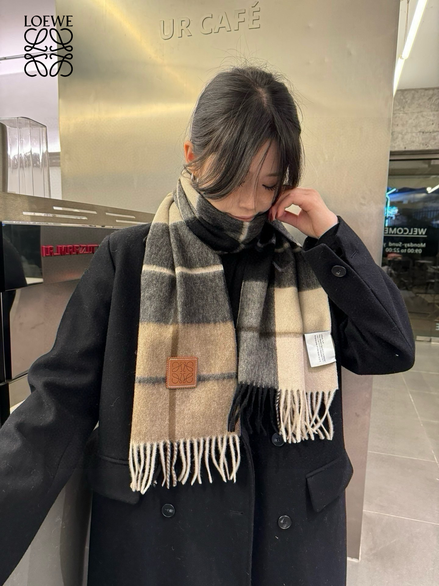 【LOEWE ロエベ】スカーフ 30*180CM   241207-BRAND OFF