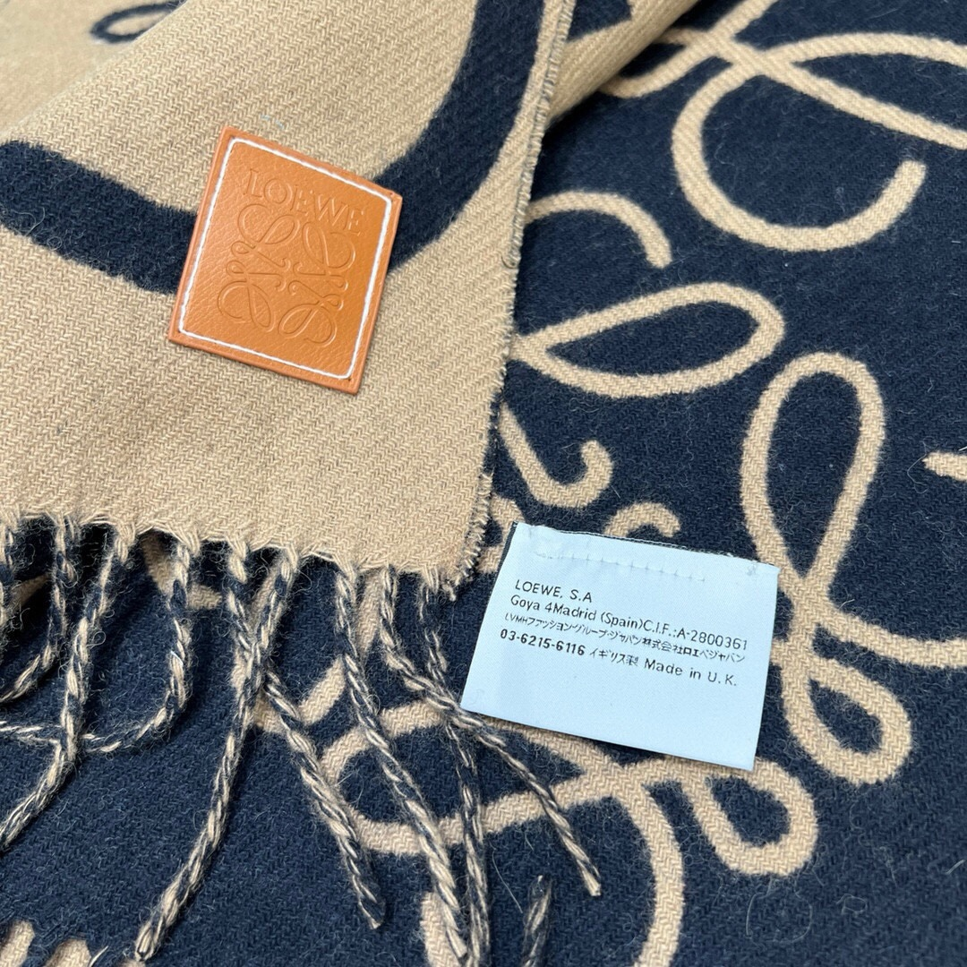 【LOEWE ロエベ】スカーフ30*180CM   241207-BRAND OFF