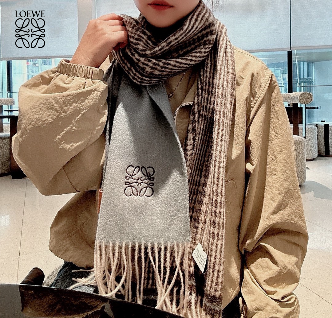 【LOEWE ロエベ】スカーフ 35*180CM   241207-BRAND OFF