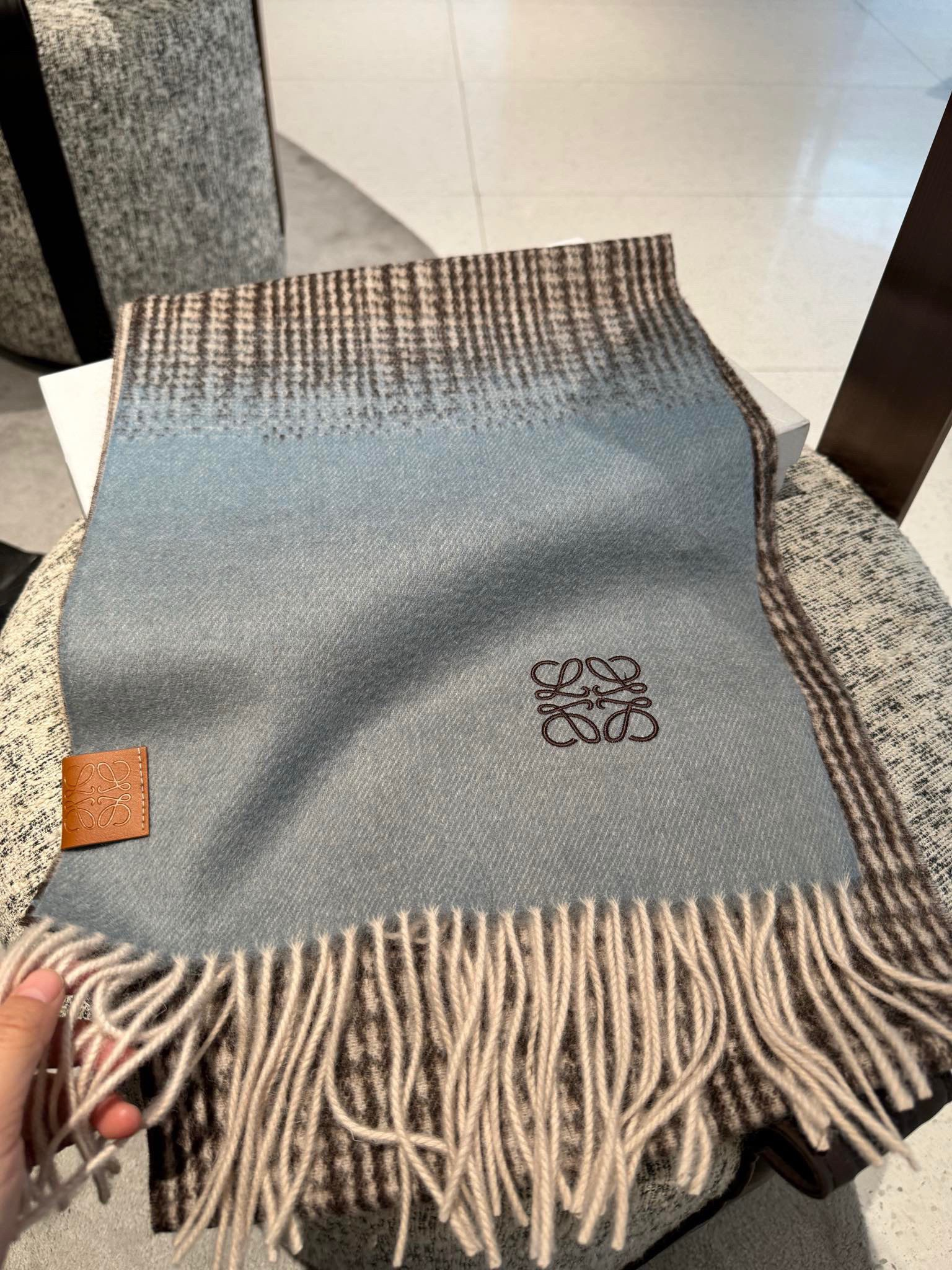 【LOEWE ロエベ】スカーフ 35*180CM   241207-BRAND OFF