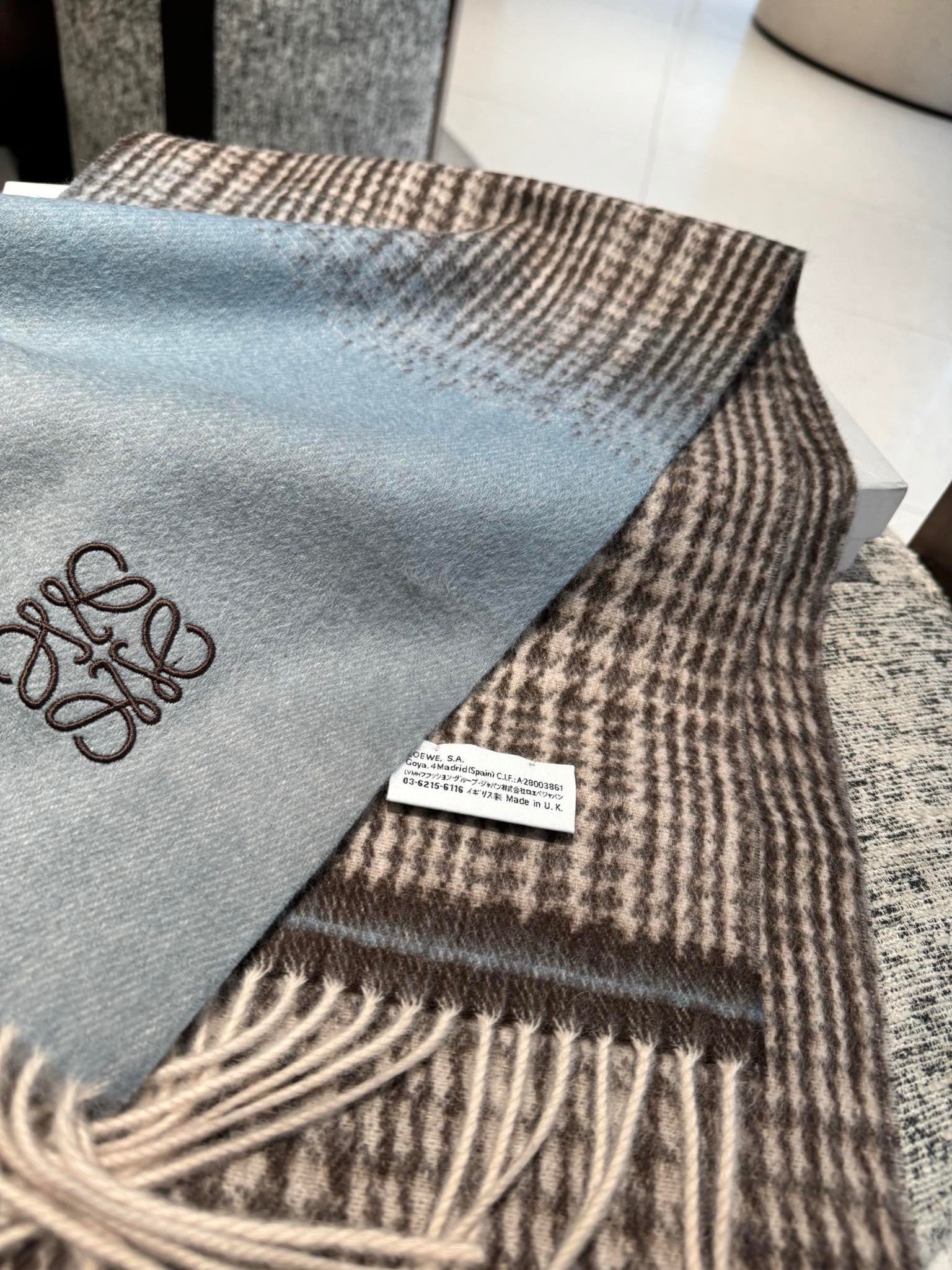 【LOEWE ロエベ】スカーフ 35*180CM   241207-BRAND OFF
