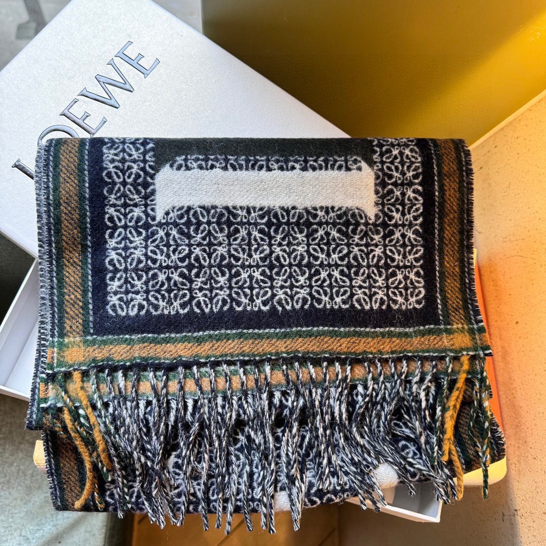 【LOEWE ロエベ】スカーフ 30*180CM   241207-BRAND OFF