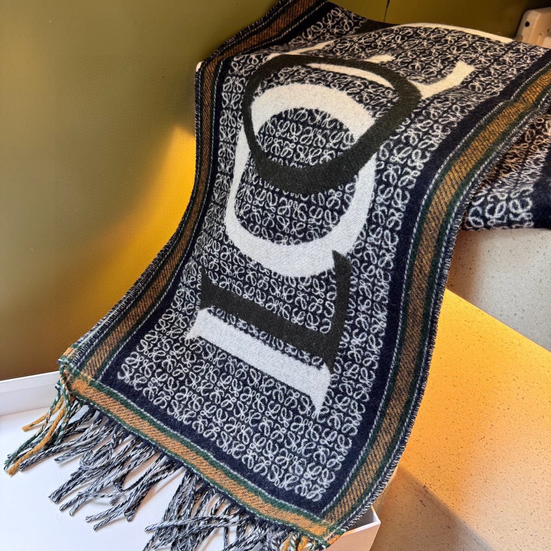 【LOEWE ロエベ】スカーフ 30*180CM   241207-BRAND OFF