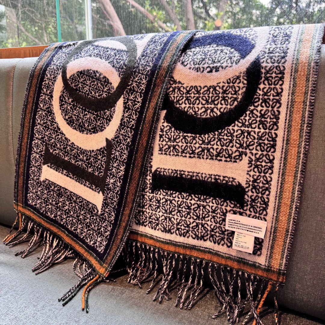 【LOEWE ロエベ】スカーフ 30*180CM   241207-BRAND OFF