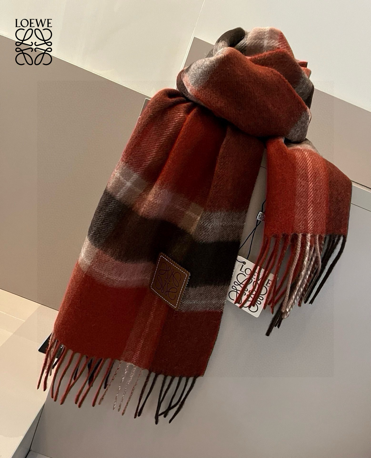 【LOEWE ロエベ】スカーフ 30*180CM   241207-BRAND OFF