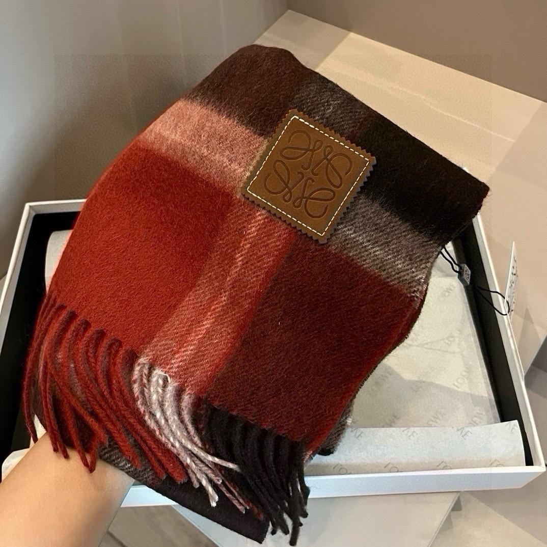 【LOEWE ロエベ】スカーフ 30*180CM   241207-BRAND OFF