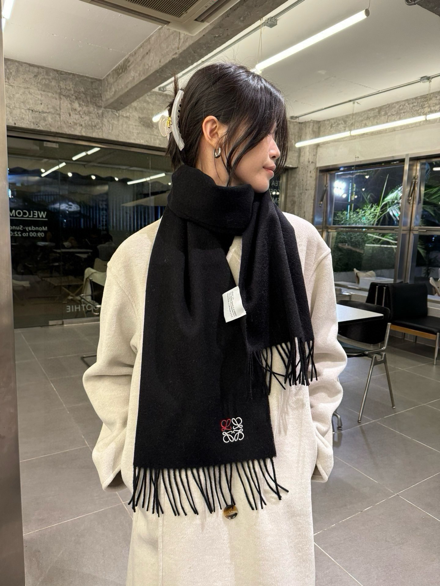 【LOEWE ロエベ】スカーフ 30*180CM   241207-BRAND OFF
