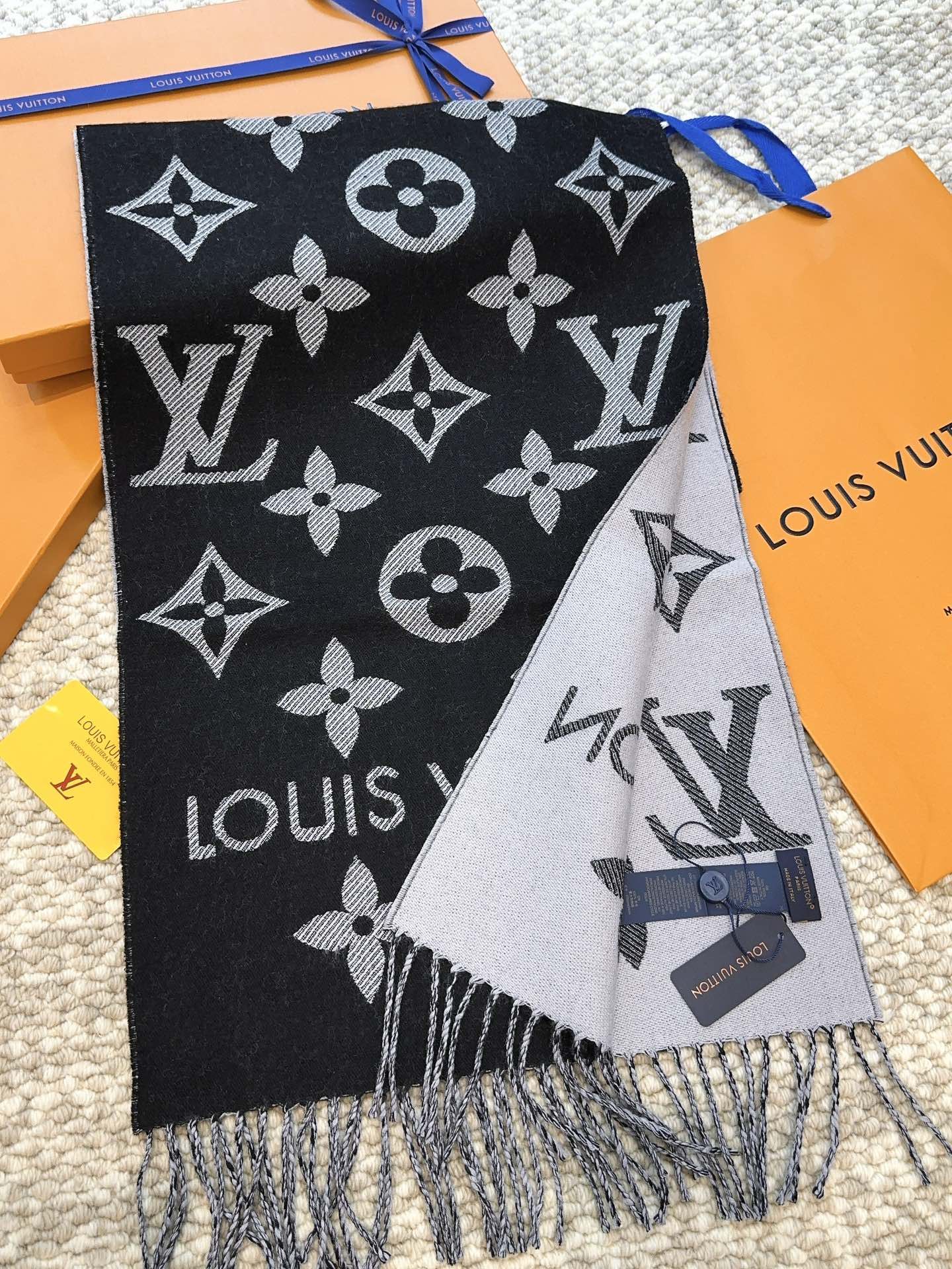 【2026】LV【LOUIS VUITTON   ルイヴィトン】スカーフ 186*34CM   241207-BRAND OFF