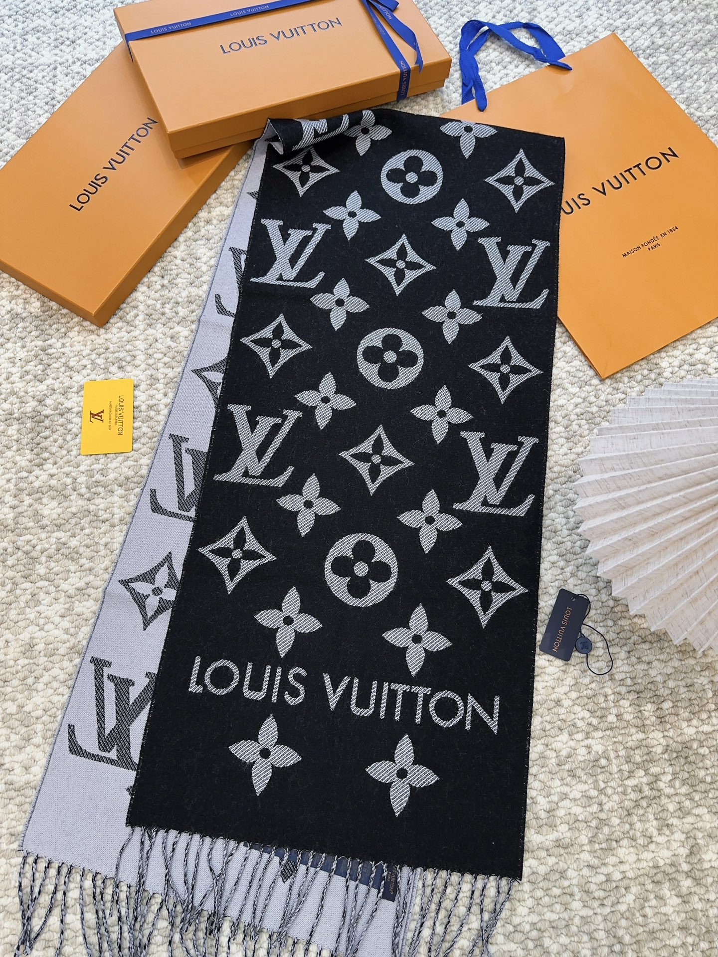 【2026】LV【LOUIS VUITTON   ルイヴィトン】スカーフ 186*34CM   241207-BRAND OFF