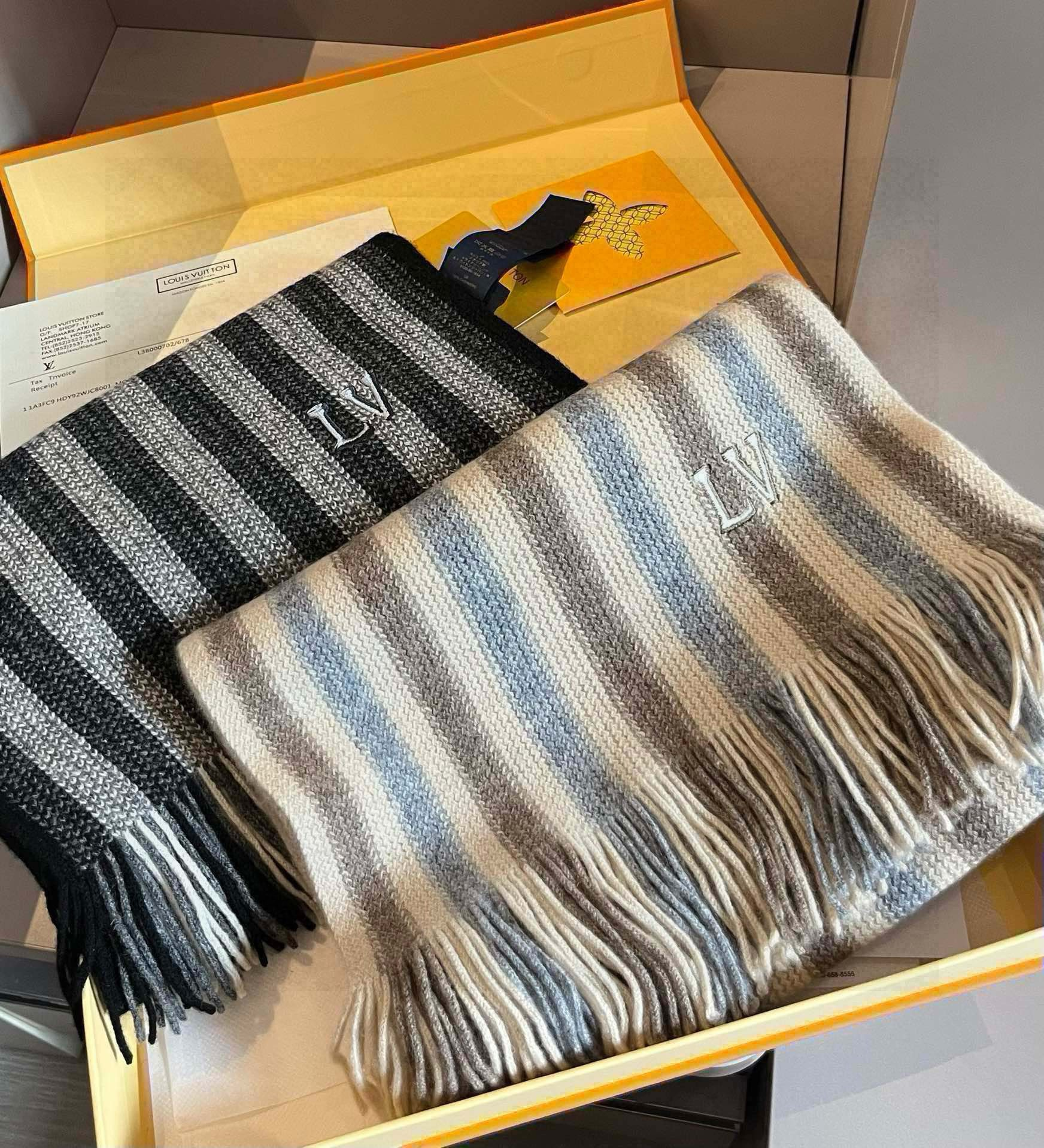 【LOUIS VUITTON   ルイヴィトン】スカーフ 35*180CM   241207-BRAND OFF