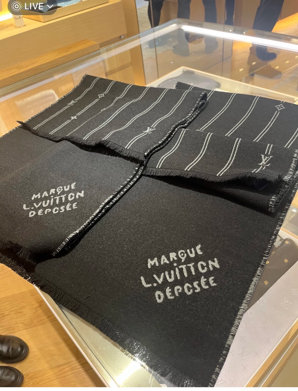 【2026】LV【LOUIS VUITTON   ルイヴィトン】スカーフ 35*172CM   241207-BRAND OFF
