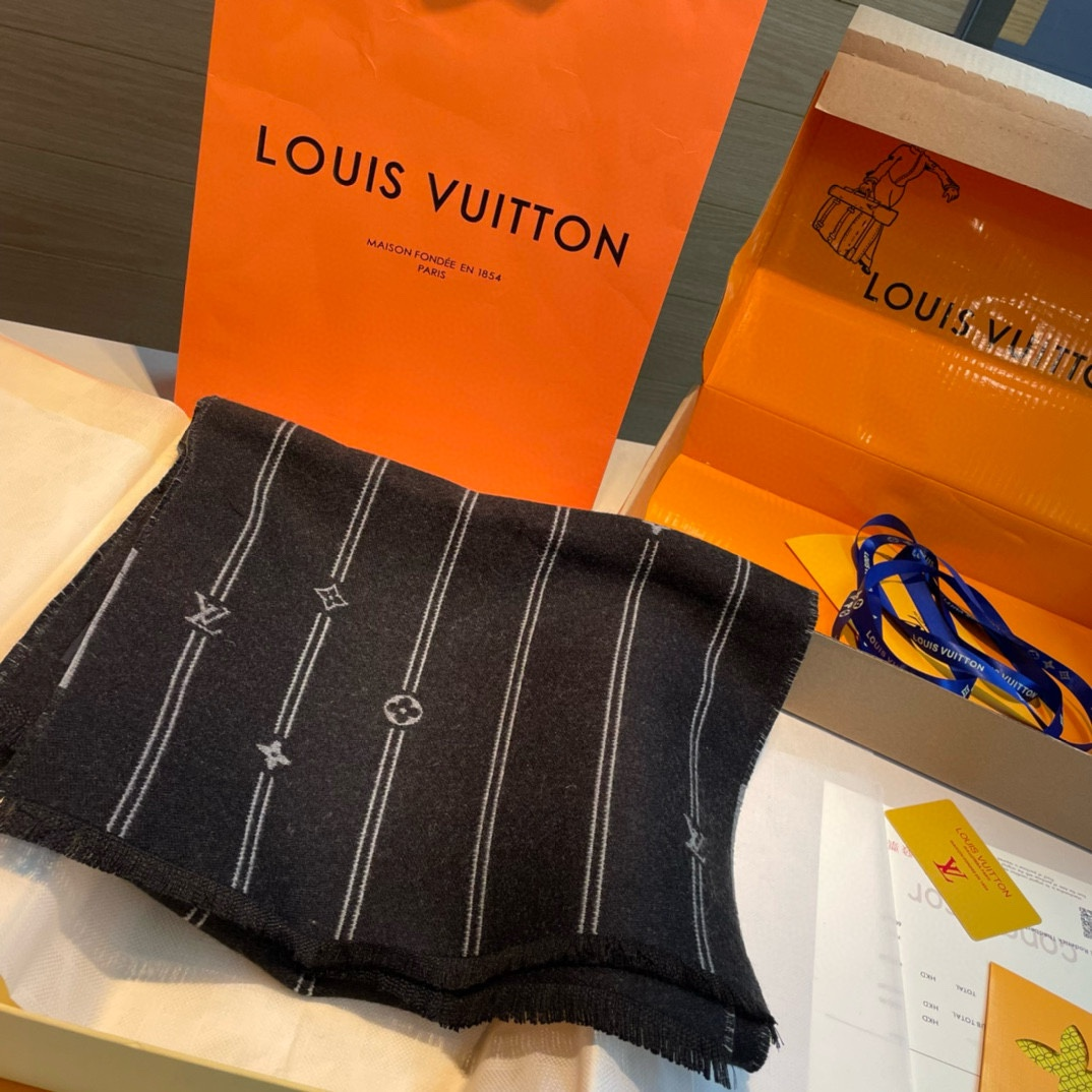 【2026】LV【LOUIS VUITTON   ルイヴィトン】スカーフ 35*172CM   241207-BRAND OFF