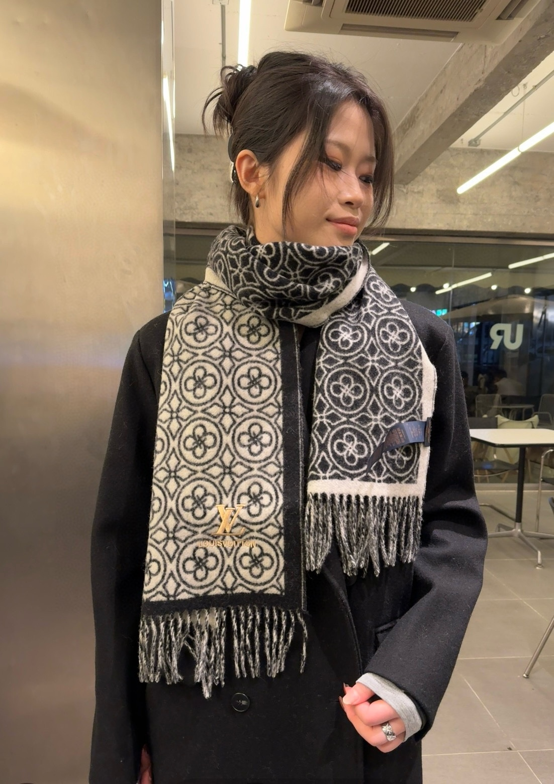 【LOUIS VUITTON   ルイヴィトン】スカーフ 30*180CM   241207-BRAND OFF