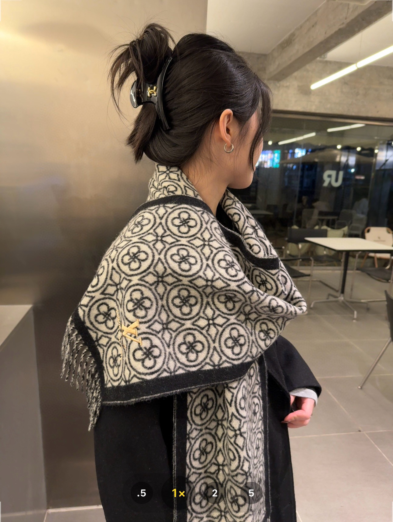 【LOUIS VUITTON   ルイヴィトン】スカーフ 30*180CM   241207-BRAND OFF